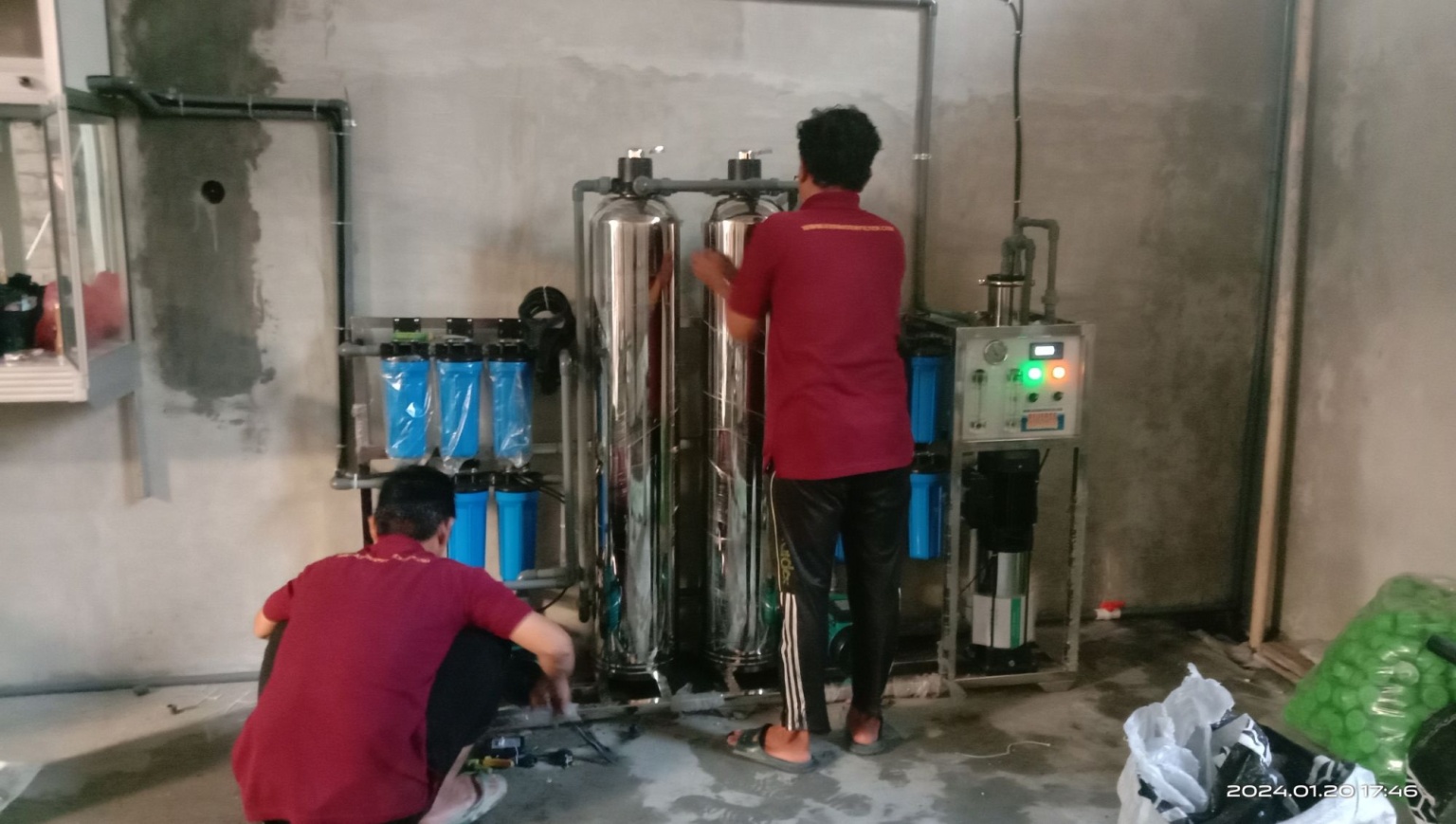 perawatan filter air azs water filter