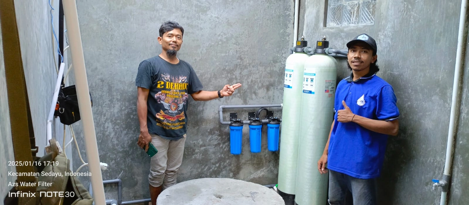 Filter penjernih air 1054 solusi tepat untuk masalah air berkapur. Temukan pengalaman Bapak Anto DEMS dari Bantul dalam menjaga kualitas air bersih di kostnya. Kata Kunci: air berkapur, filter penjernih air 1054, air bersih, kost eksklusif, AZS Water Filter