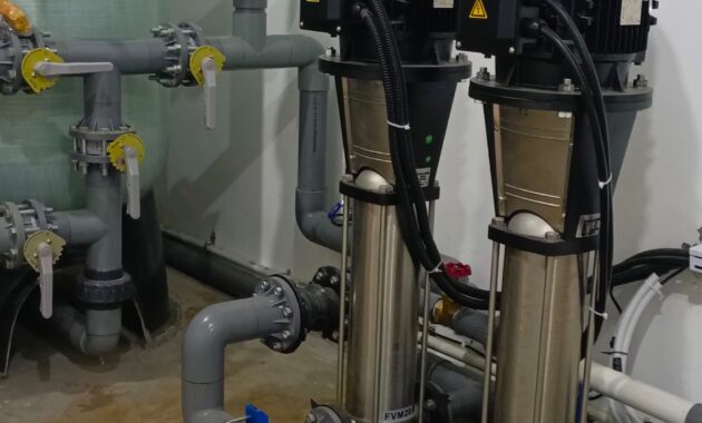 pemasangan filter air industri es kristal
