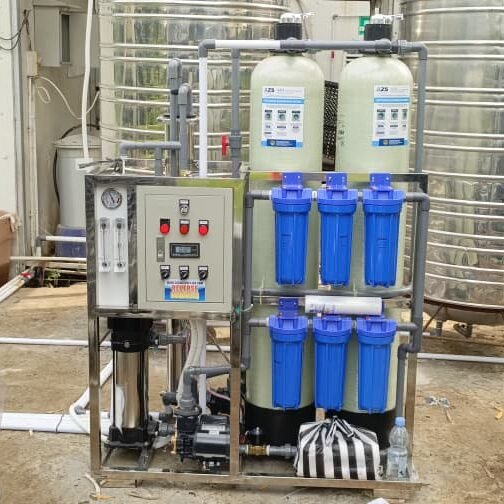 Mesin RO 2000 GPD terpasang di Office PT Adaro Indonesia Kalsel oleh AZS Water Filter