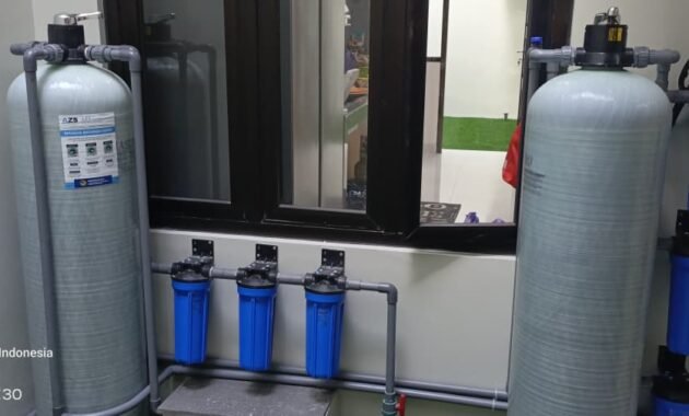 instalasi filter air tipe 1354