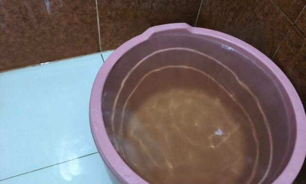 Media filter air 1054 sebelum dan sesudah penggantian