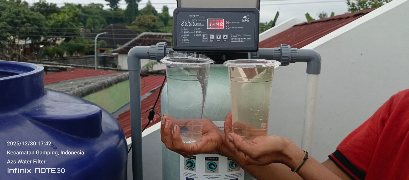pemasangan filter air 1054 di Ambarketawang Gamping Sleman