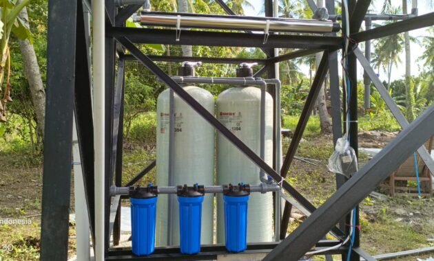 pemasangan filter air 1354 di SPPG Kokap Kulon Progo