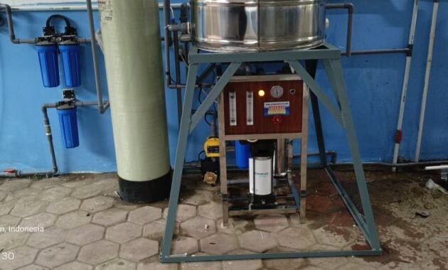 pemasangan mesin RO 1000 GPD di SPPG Piyungan