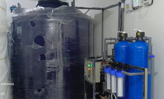 Pemasangan Mesin RO 2000 GPD di Ngaglik, Sleman oleh teknisi AZS Water Filter