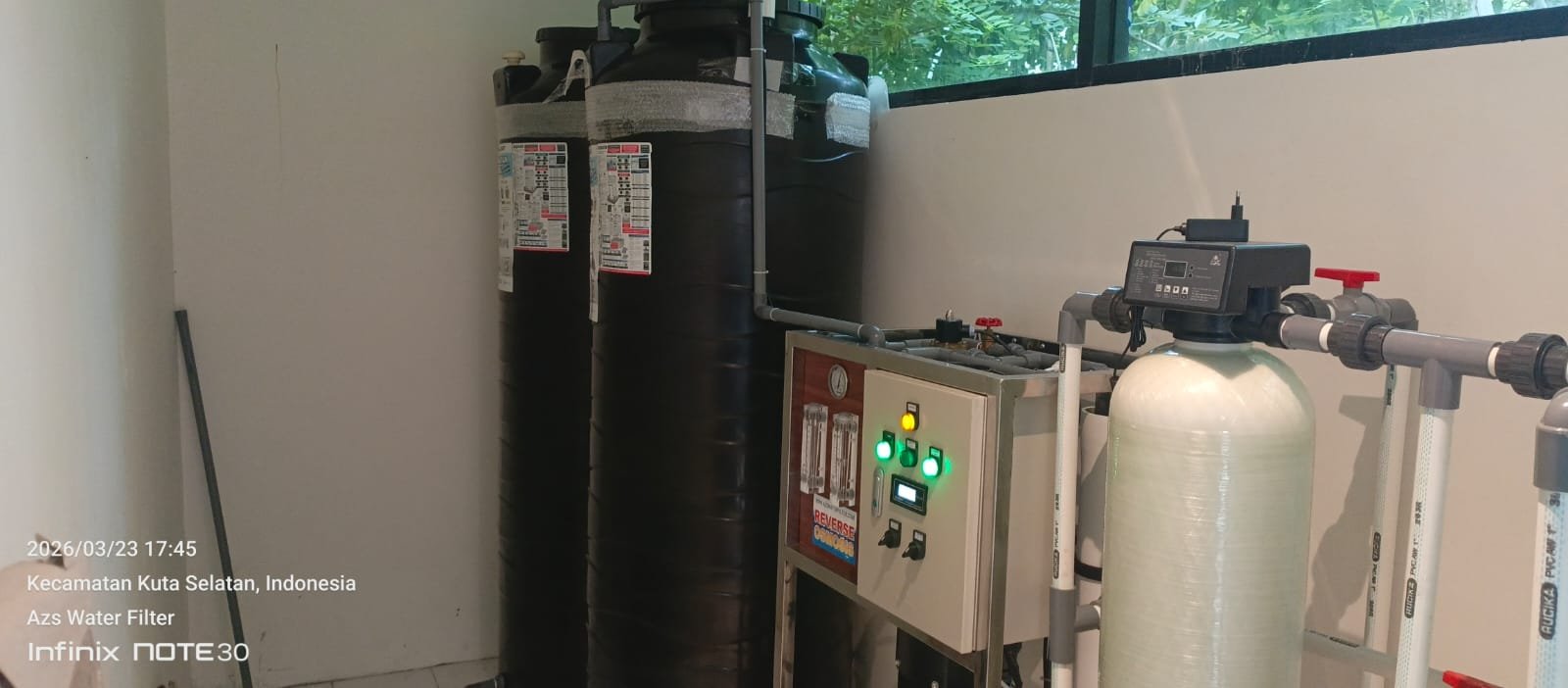 mesin ro air payau villa bali