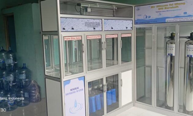 Damiu stainless sudah terpasang di Wonosobo