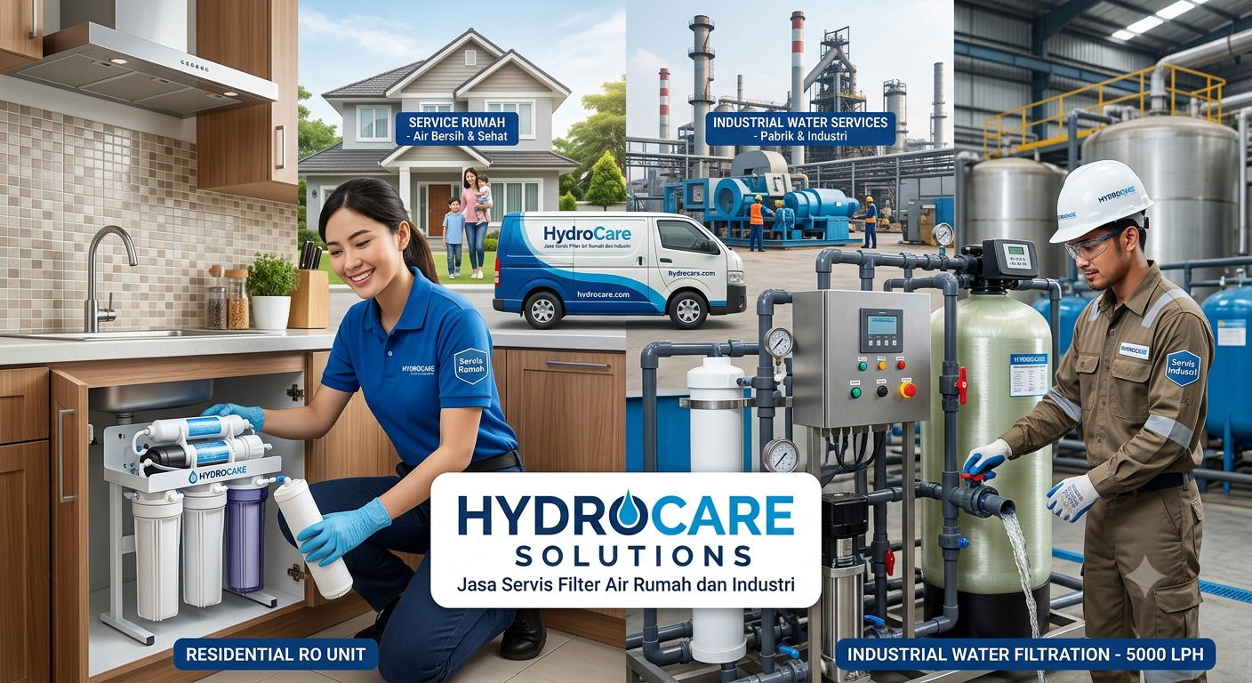 Jasa Servis Filter Air Rumah dan Industri Profesional