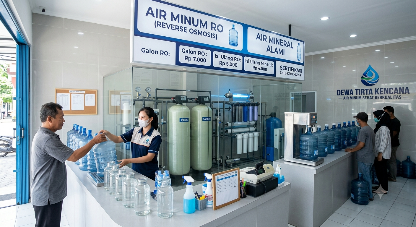 Depot Air Minum RO atau Mineral, Mana yang Lebih Cocok? Jawabannya bergantung pada kualitas sumber air, target pasar, kapasitas produksi, dan tujuan bisnis yang ingin dicapai.