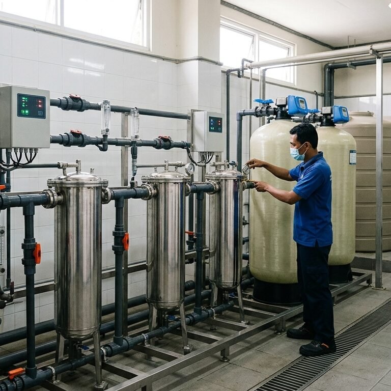 filter air untuk hotel dan sistem pengolahan air