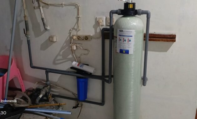 pemasangan filter 1054 di Kebumen mengubah air kuning menjadi jernih