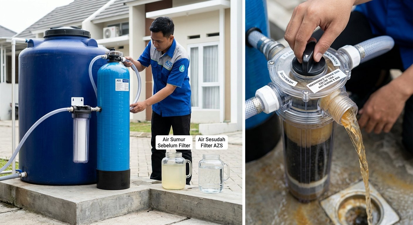 Filter air rumah tangga terbaik 2026 AZS Water Filter